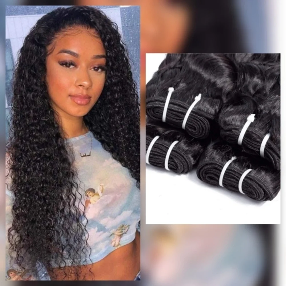 Blooming Hair Natural Soft Human Hair (4) bundles/ Extension